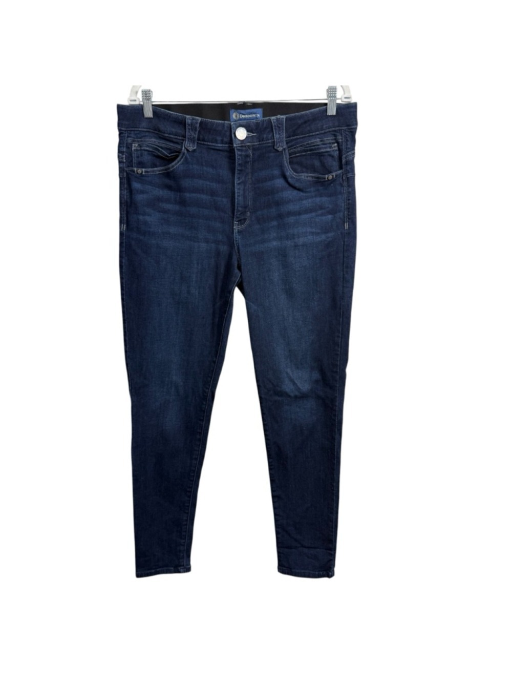 Democracy Ab Solution Jeans Size‎ 16 Dark Wash Stretch Skinny Mid Rise